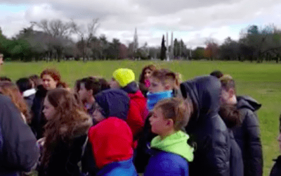 4to grado promete lealtad a la bandera